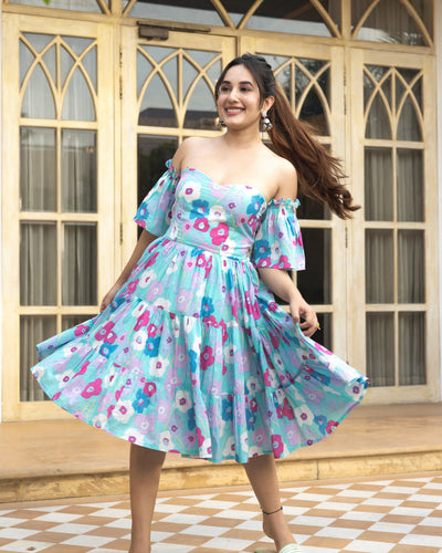 Idalia Tier Cotton Dress