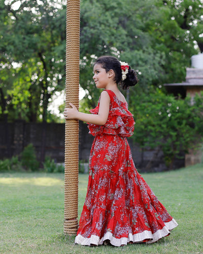 Rosemary Chanderi Lehenga set