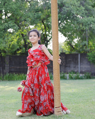 Rosemary Chanderi Lehenga set