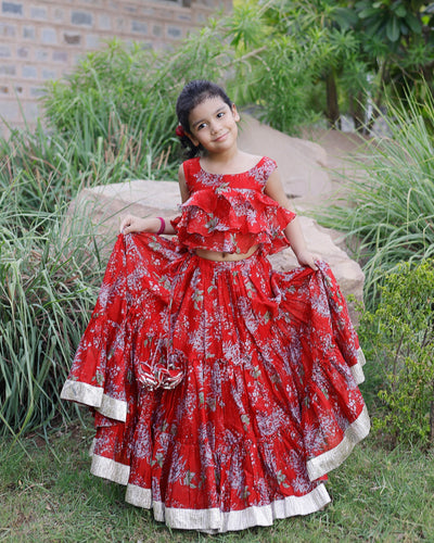 Rosemary Chanderi Lehenga set