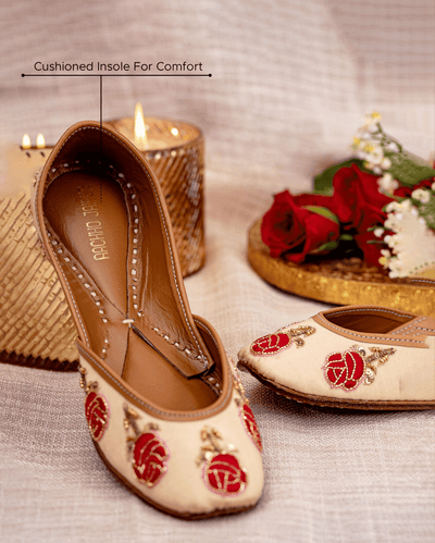 Candy Rose Handcrafted Jutti