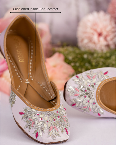 Cotton Candy Handcrafted Jutti