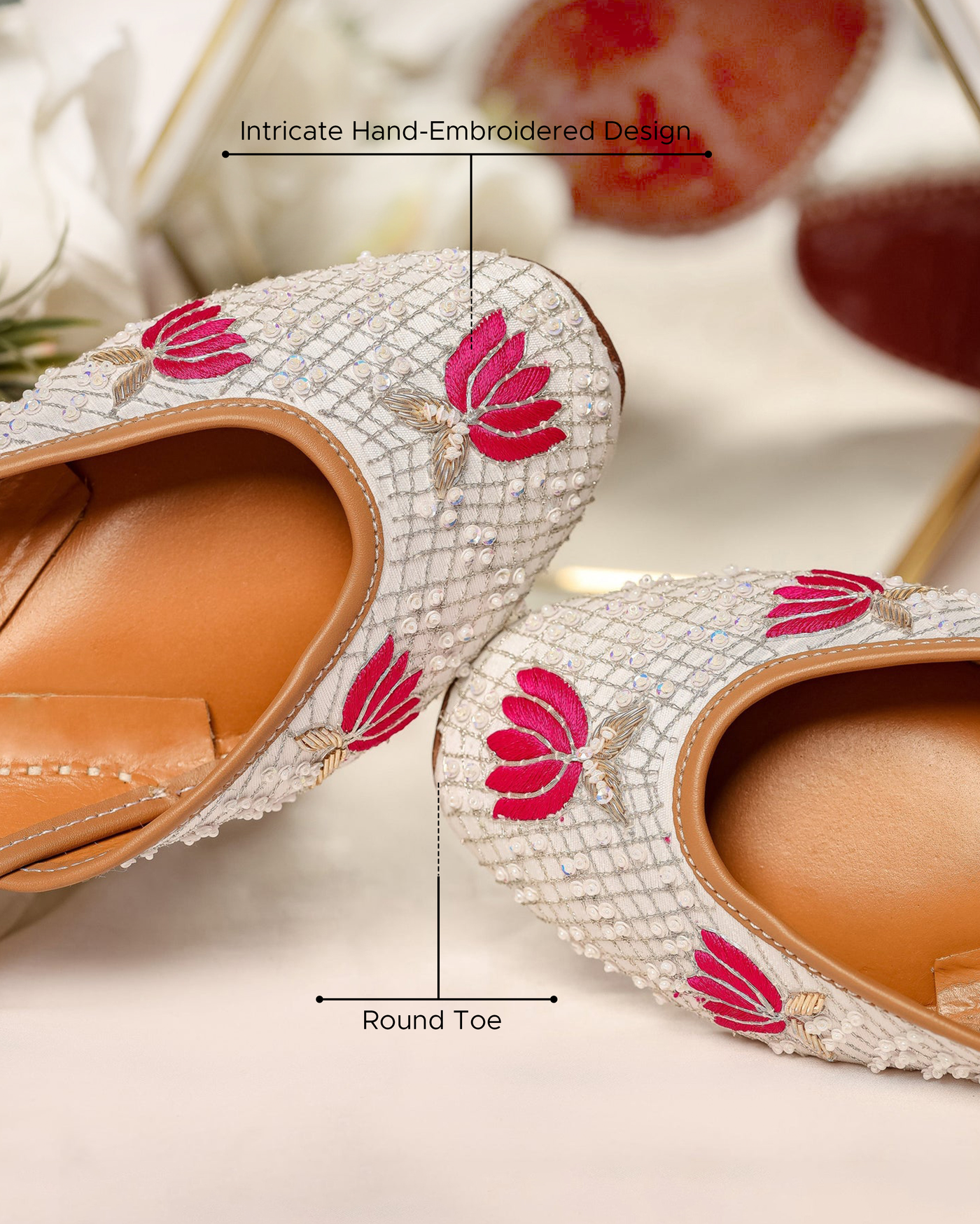 Ivory Palace Handcrafted Jutti