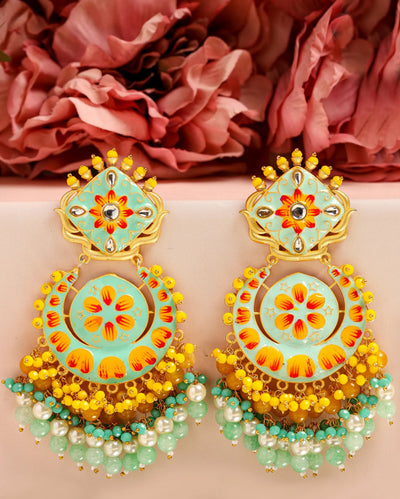 Soothing Sea Handcrafted Earrings