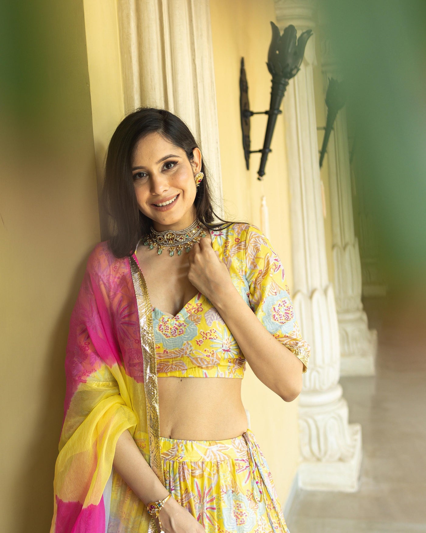 Chandni Chanderi Lehenga Set