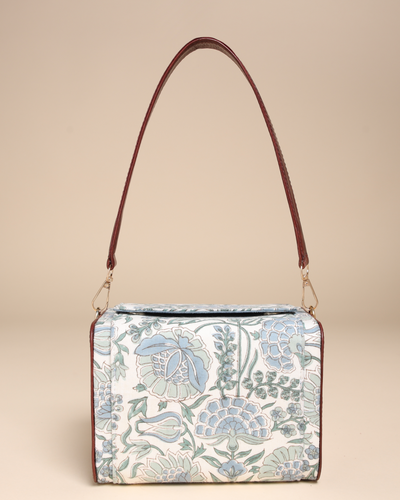 Veronica Cotton Block Printed Satchel Bag