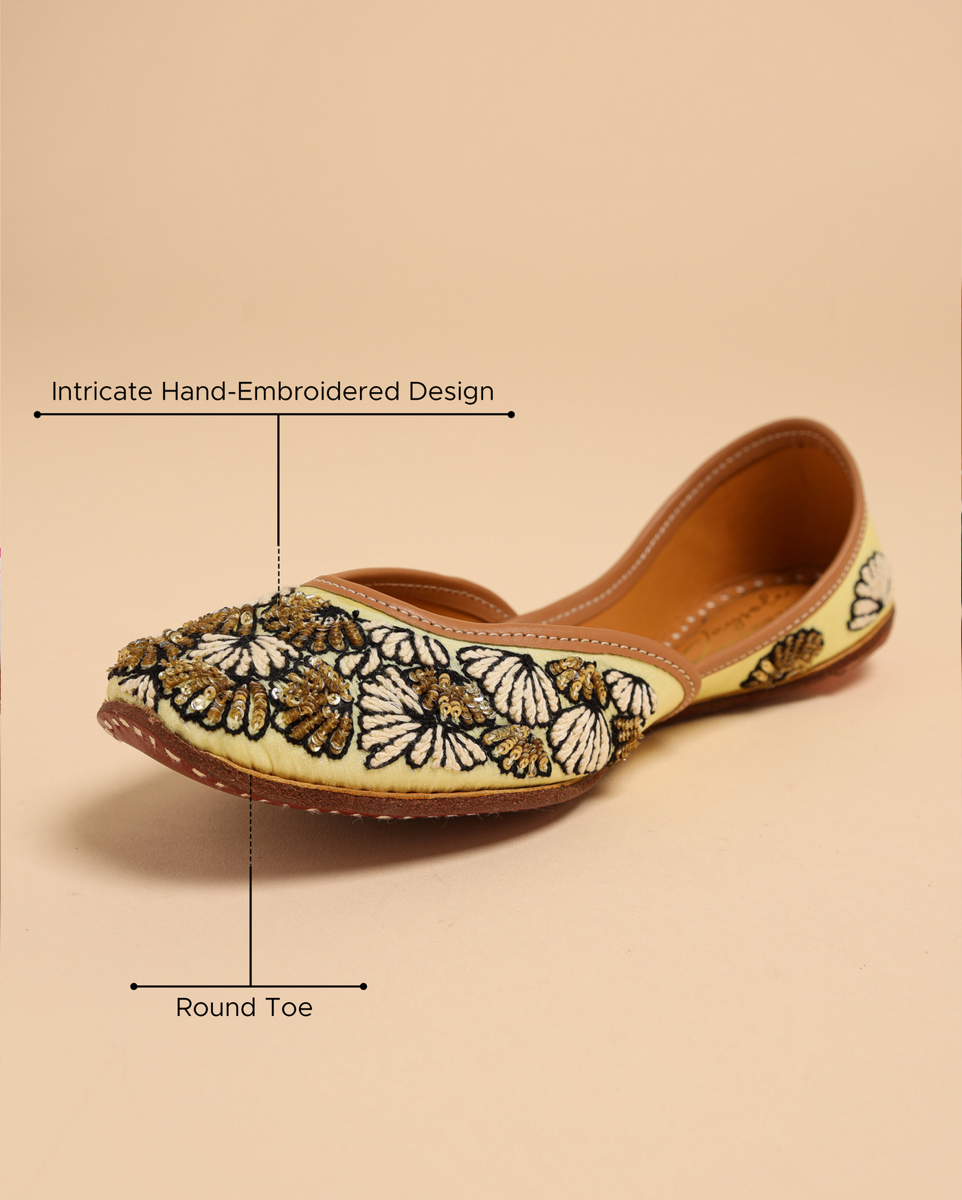 Seedpearl Handcrafted Jutti