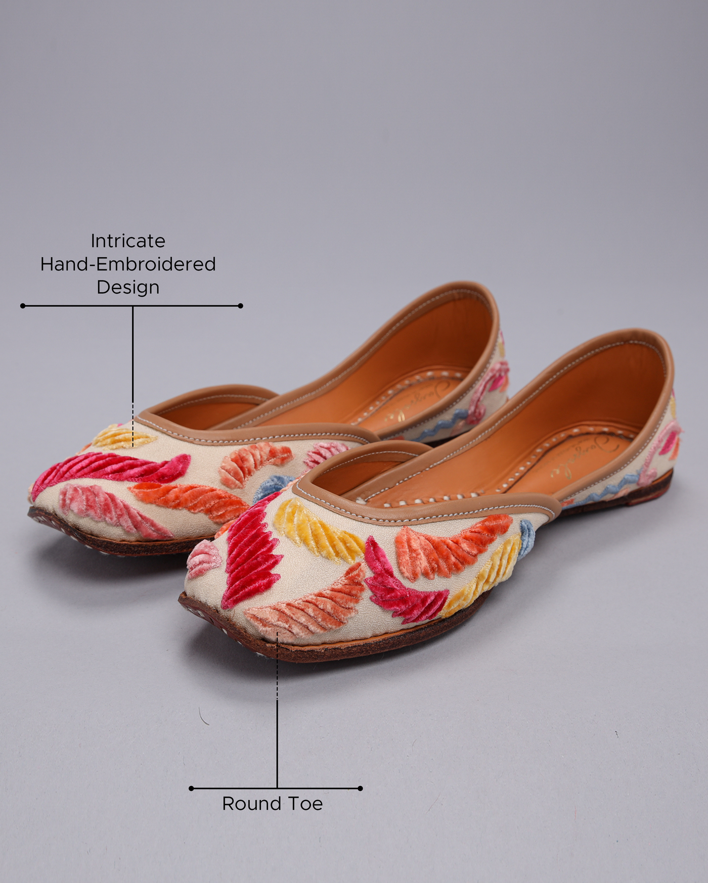 Silky Milky Handcrafted Jutti
