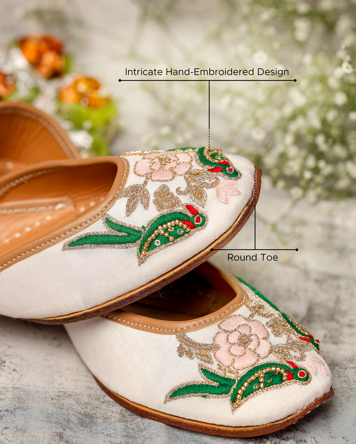 Chilli Pepper Handcrafted Jutti