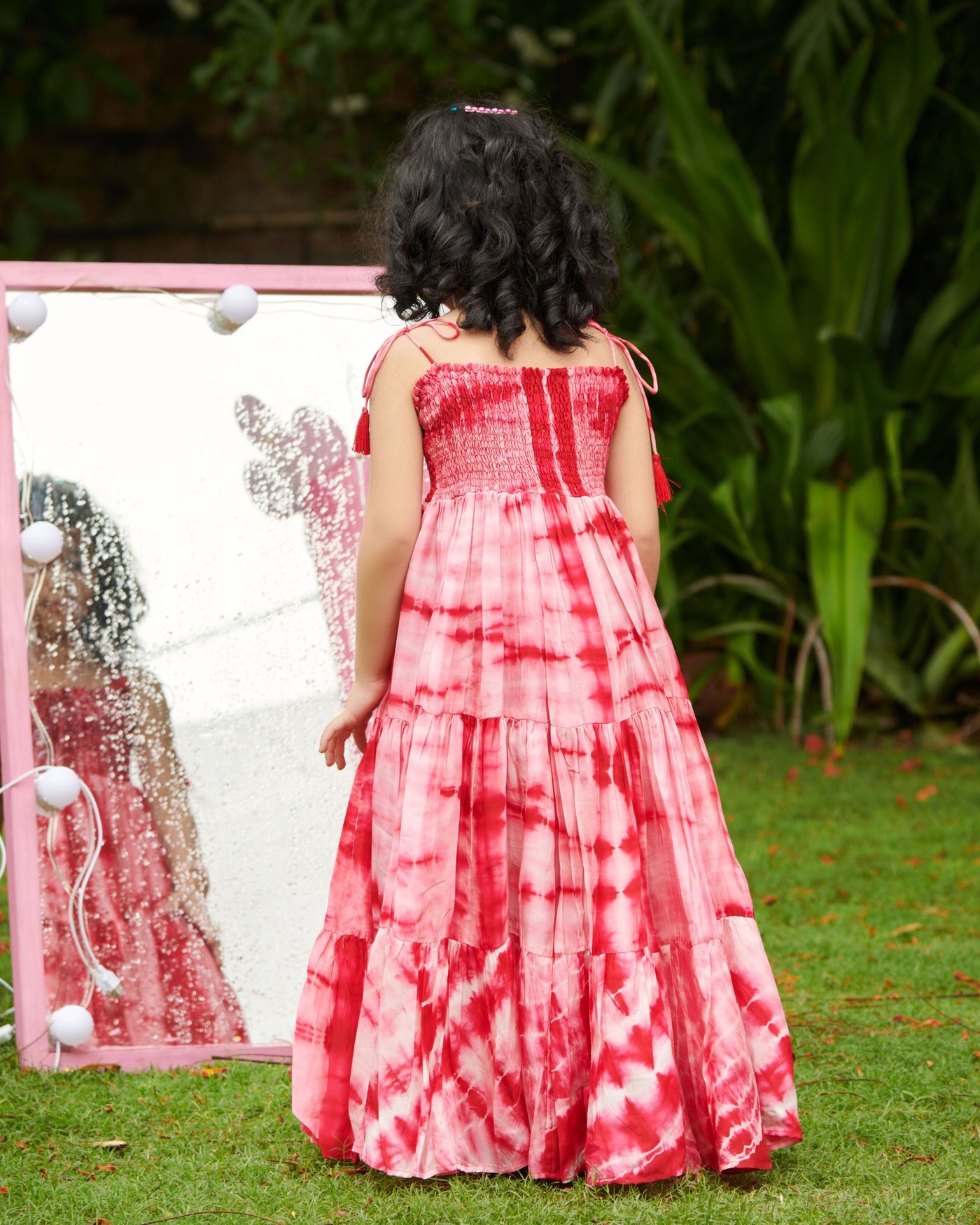 Rosella Smocked Tie & Dye Dress