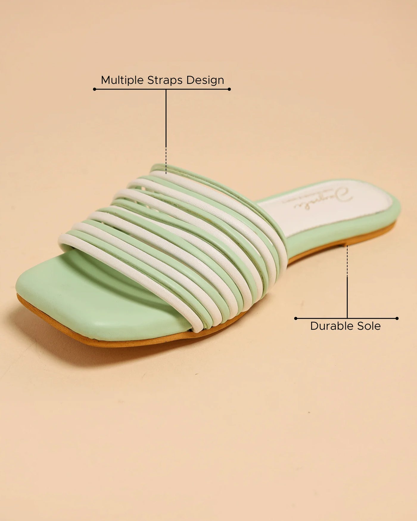 Bud Green Strips Flats