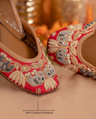 Scarlet Truffle Handcrafted Jutti