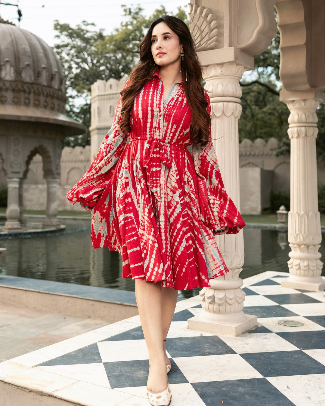 Buy Chanderi Dresses Online in USA for Elegant Style Aachho