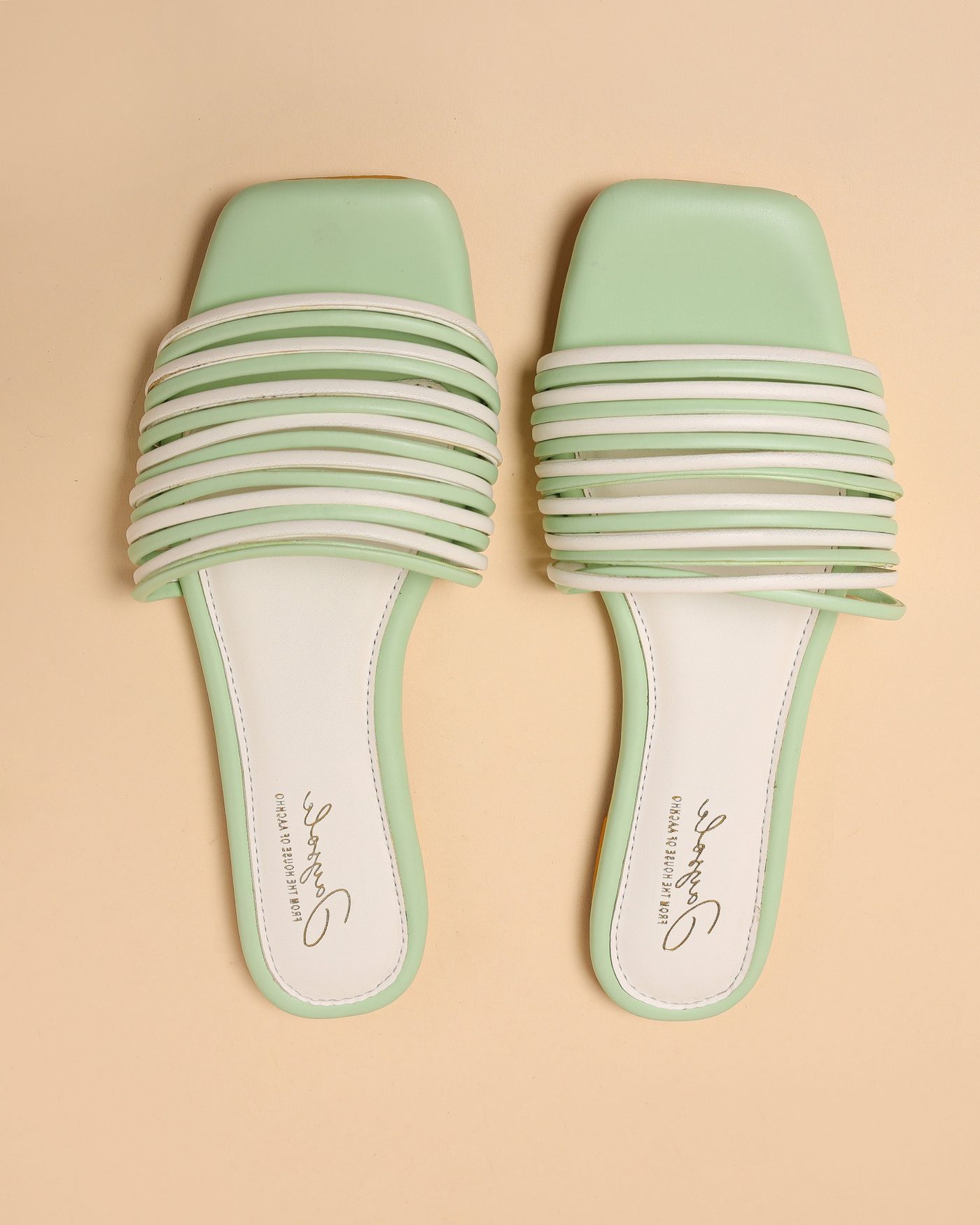 Bud Green Strips Flats