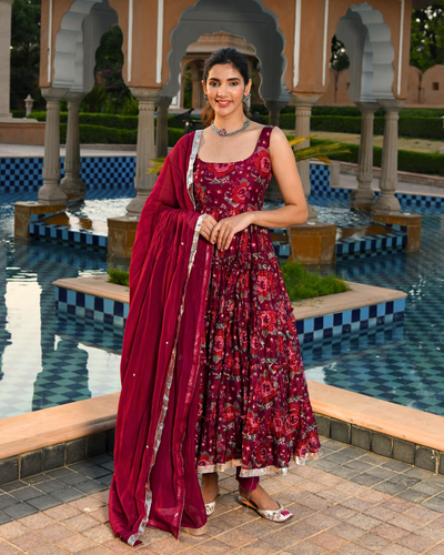 Siya Chanderi Suit Set