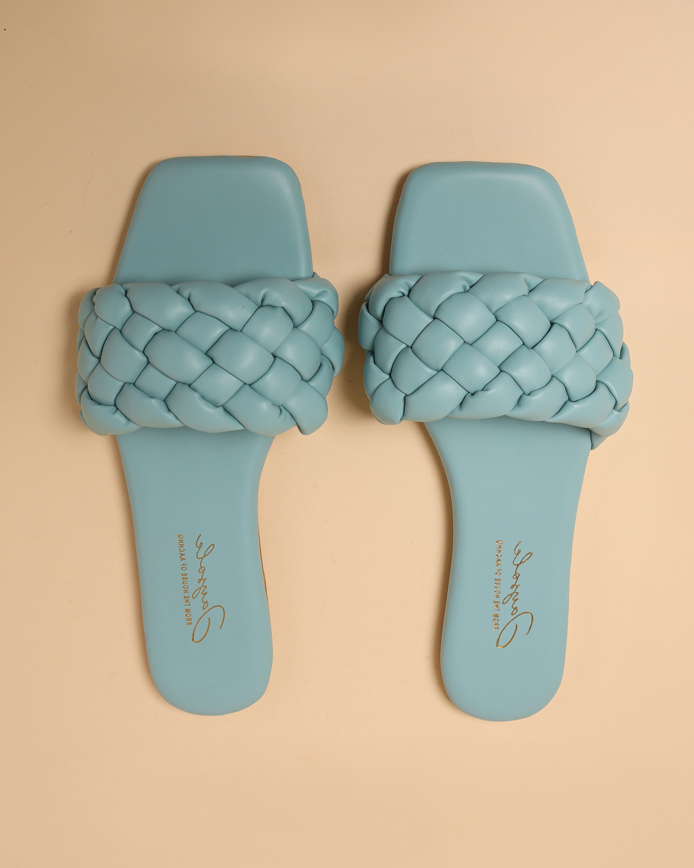 Coastal Shade Braided Slides