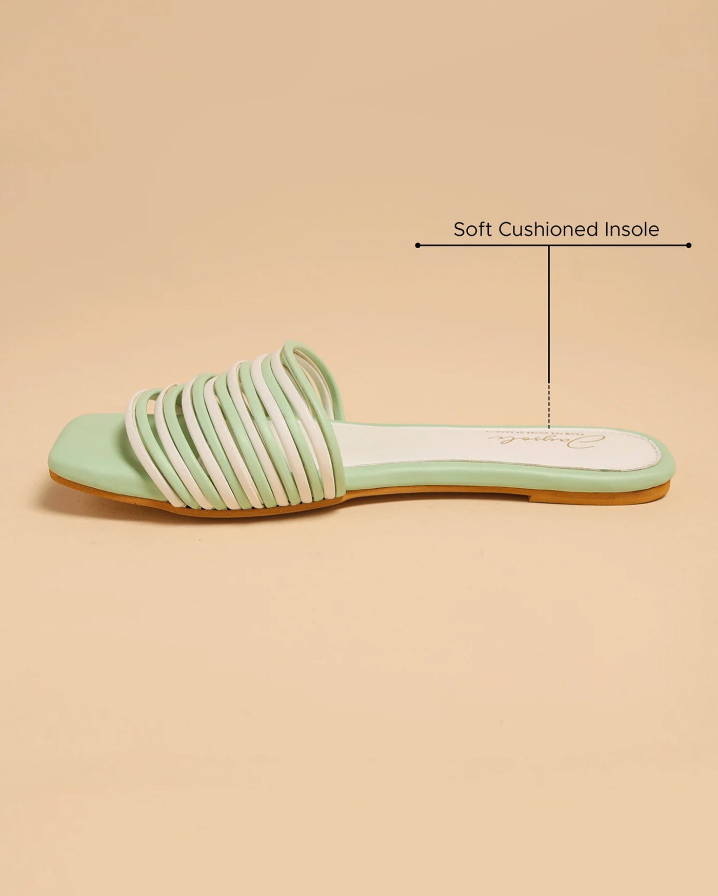 Bud Green Strips Flats