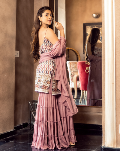 Maryam Georgette Sharara Set