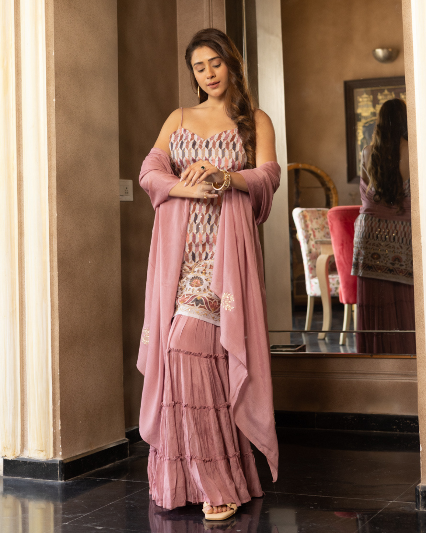 Maryam Georgette Sharara Set