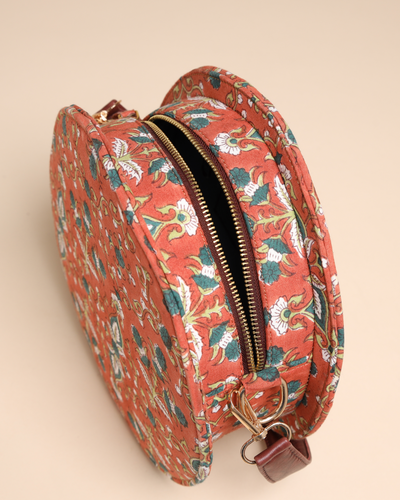 Sienna Cotton Blockprinted Sling Bag