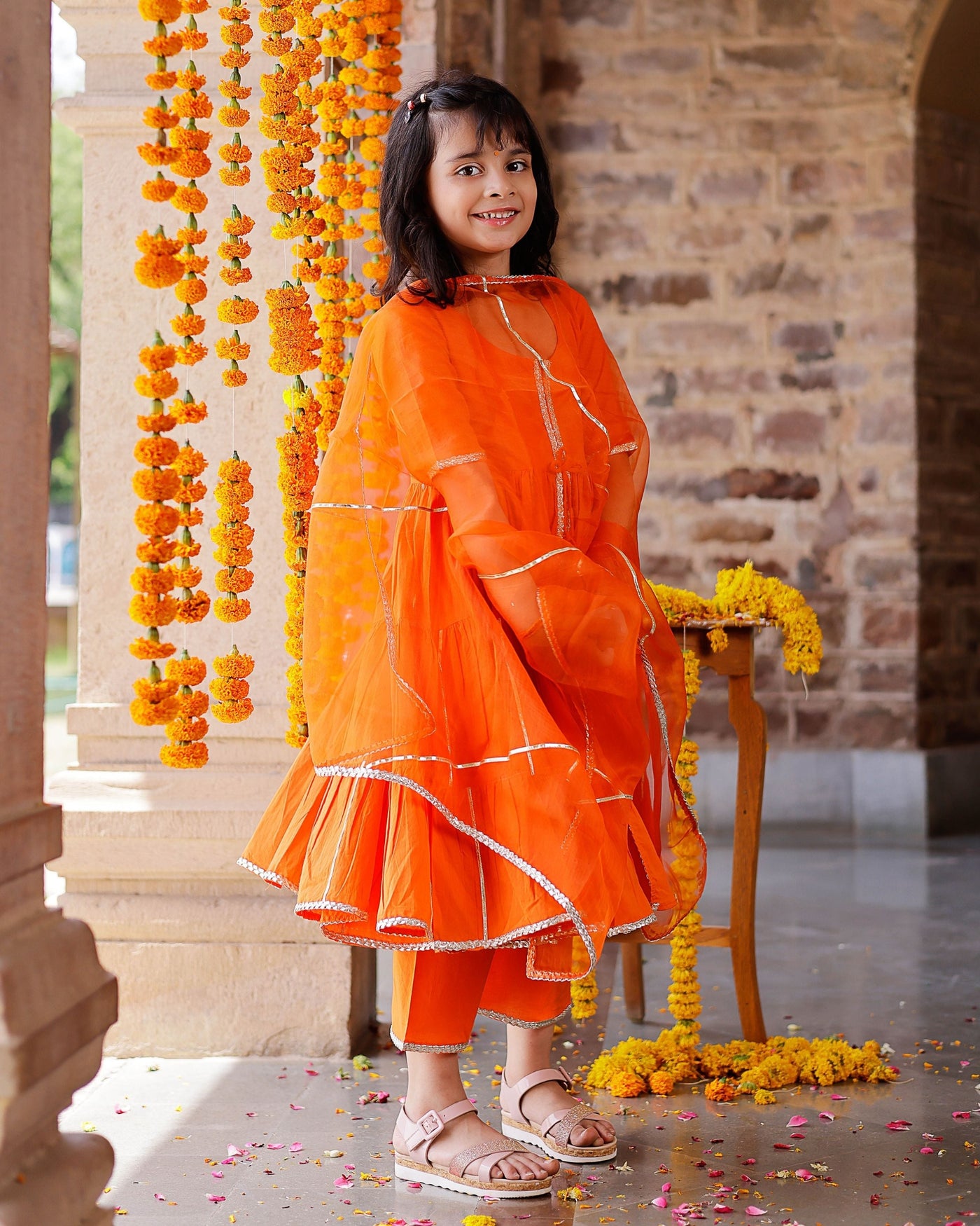 Maya Cotton Gotapatti Suit Set