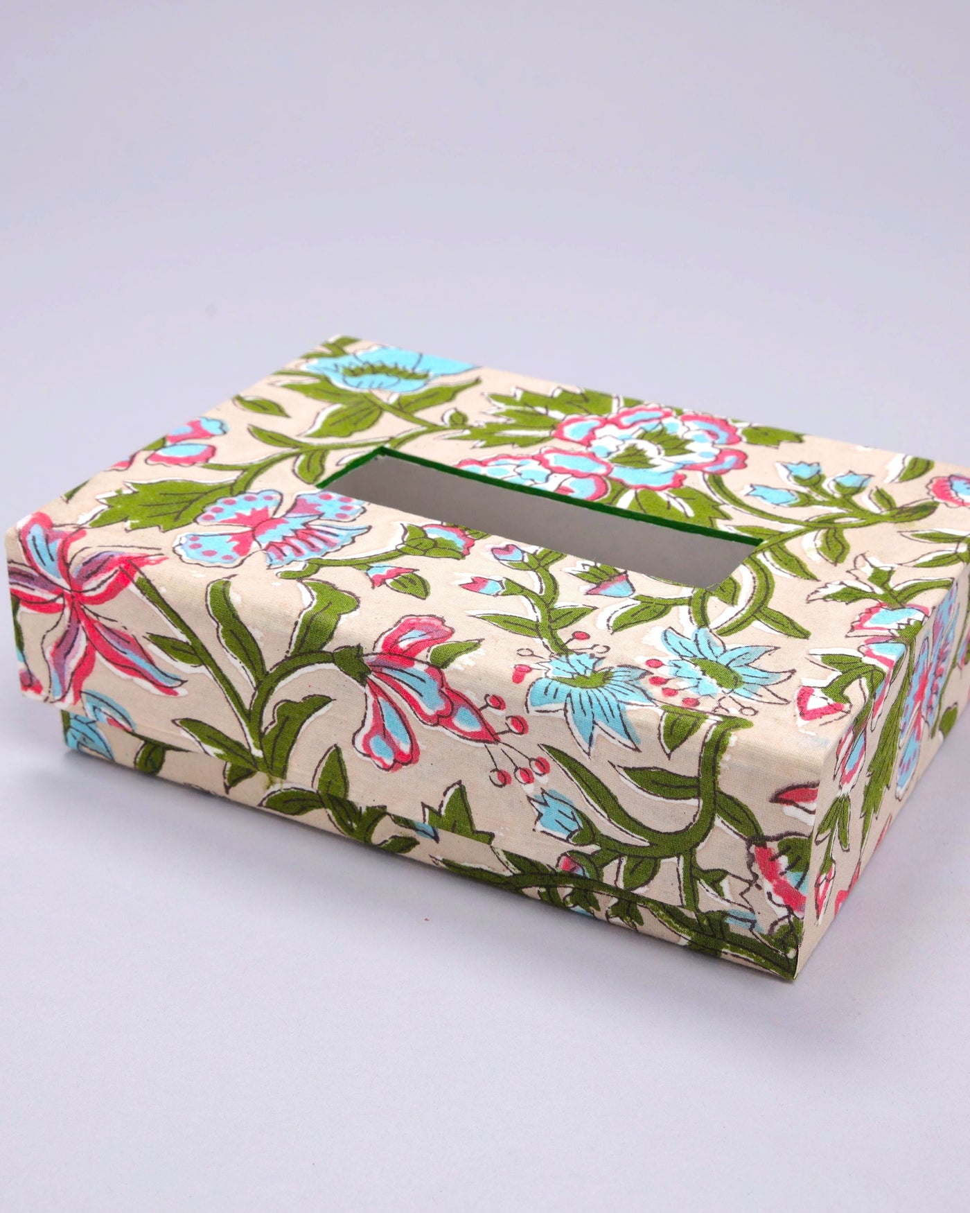 Sand Dollar Handblock Tissue Box