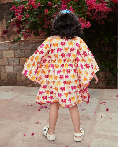 Ruffles Cotton Kaftan