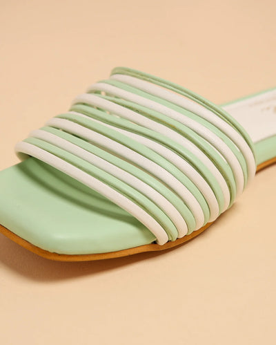 Bud Green Strips Flats