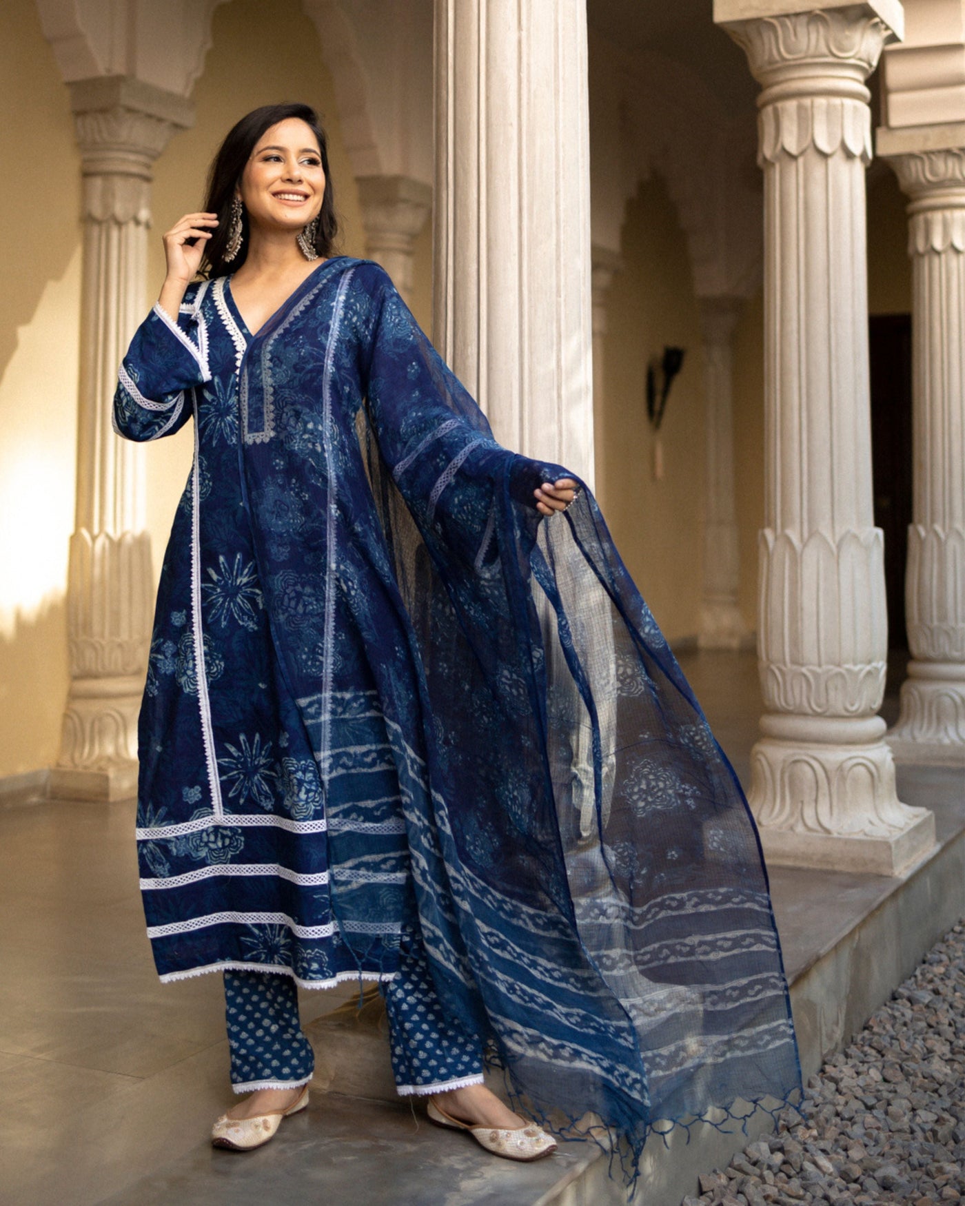 Buy Rithwik Handblock Suit Set online in India at Best Price | Aachho ...