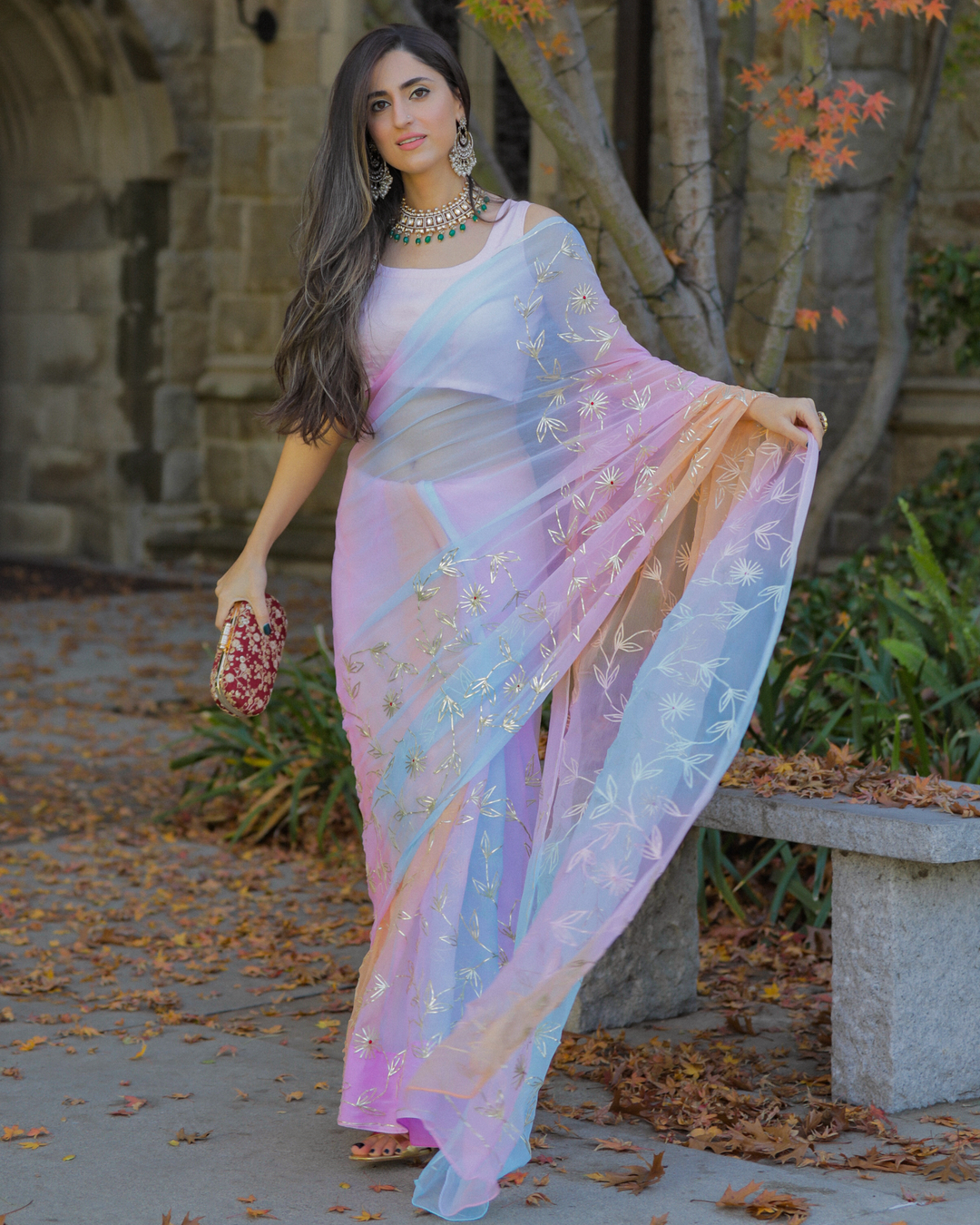 Chiffon Sarees by Aachho - Lightweight Elegance for Every
